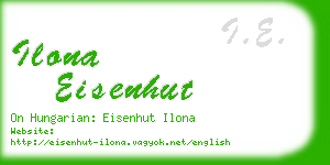 ilona eisenhut business card